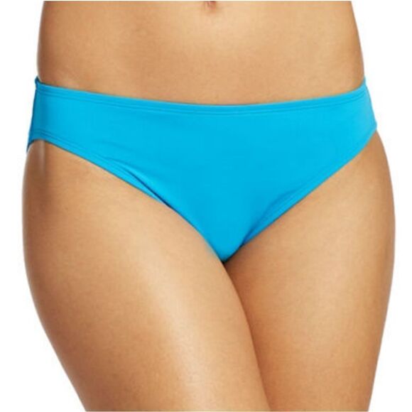 Michael Kors Blue Ruffle Tankini Top And Bikini Bottom Set Size Small - Picture 2 of 7